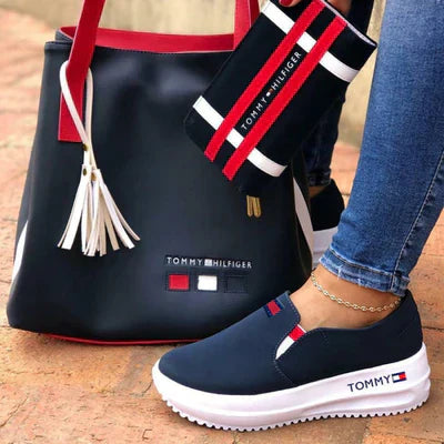 Tênis Tommy Ortopédico Feminino + Frete Grátis + Envio Imediato + Brinde
