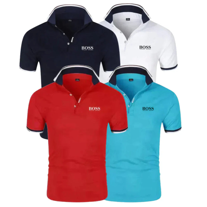 Kit 4 Polos H. Boss -  Pague 2 e Leve 4