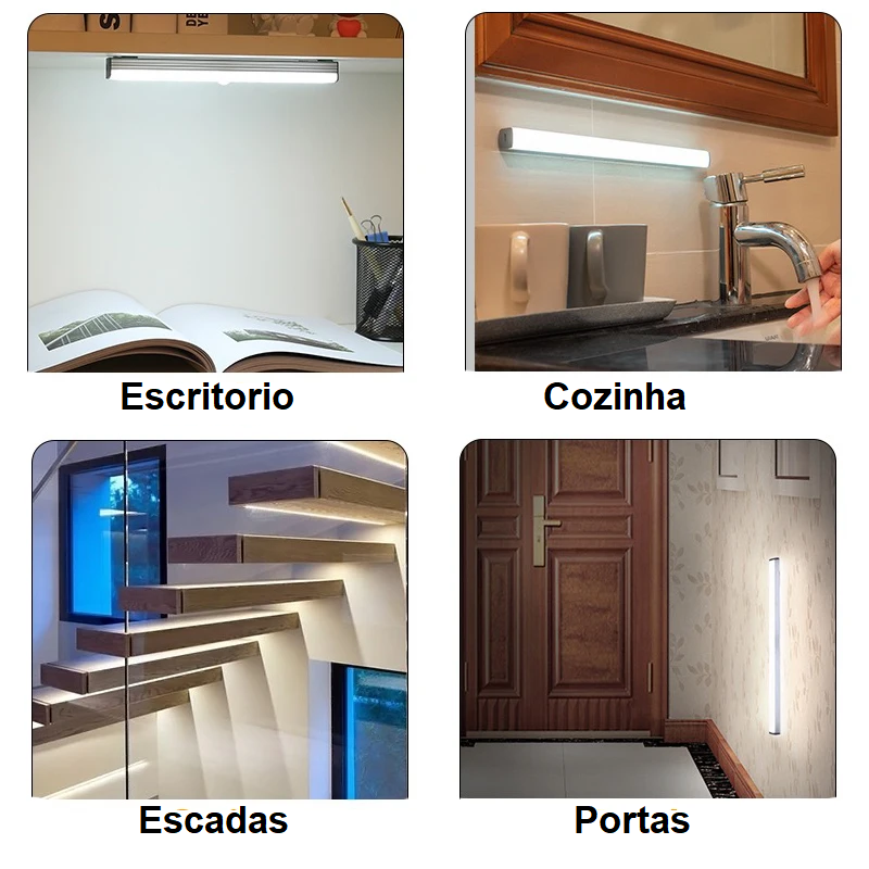Luz LED c/ Sensor De Movimento