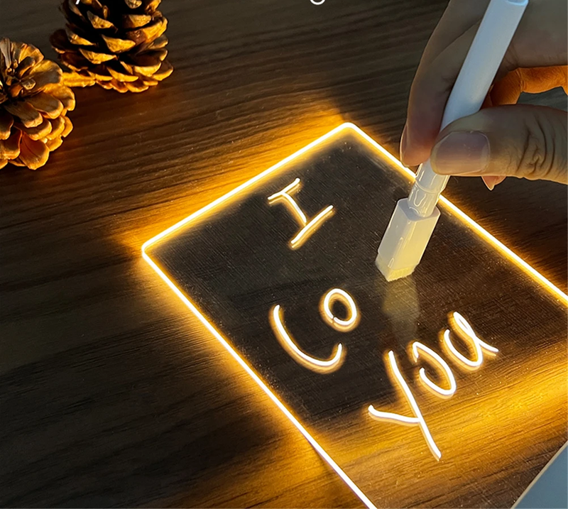 Luminaria Quadro de Mensagens LED USB