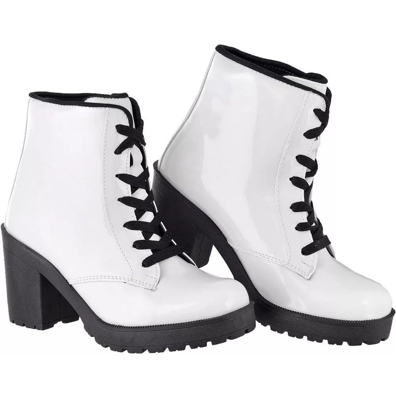 Bota Coturno Feminino Sola Tratorada + Frete Grátis + Envio Imediato + Brinde