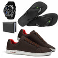 Kit 4 em 1 Sapatênis Vegas + Chinelo + Carteira e Relógio - Frete Grátis + Envio Imediato + Brinde