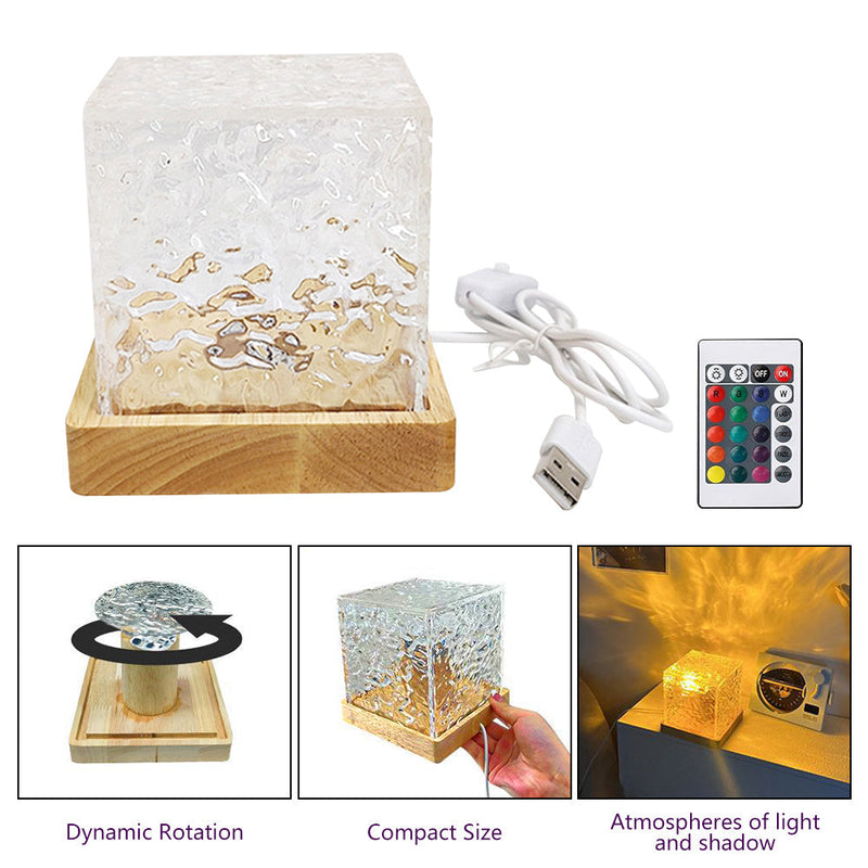 Aurora Box Projetor Led Rotativo