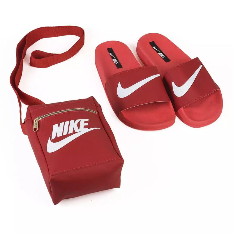 Kit Masculino Slide + Bolsa + Frete Grátis