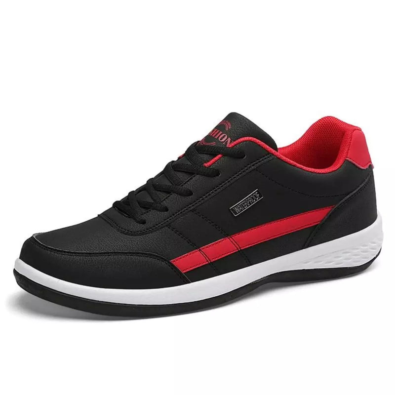 Tênis OrtoPlus Masculino de Couro + Frete Grátis + Envio Imediato + Brinde