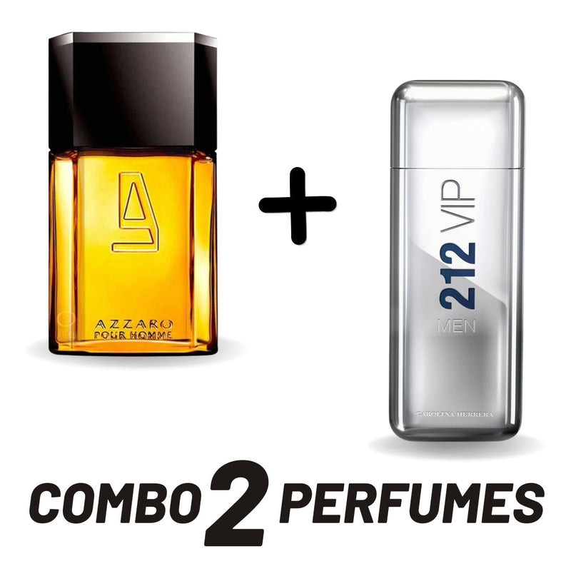 Combo Azzaro + 212 Vip Men - Frete Grátis - Envio Imediato - Brinde