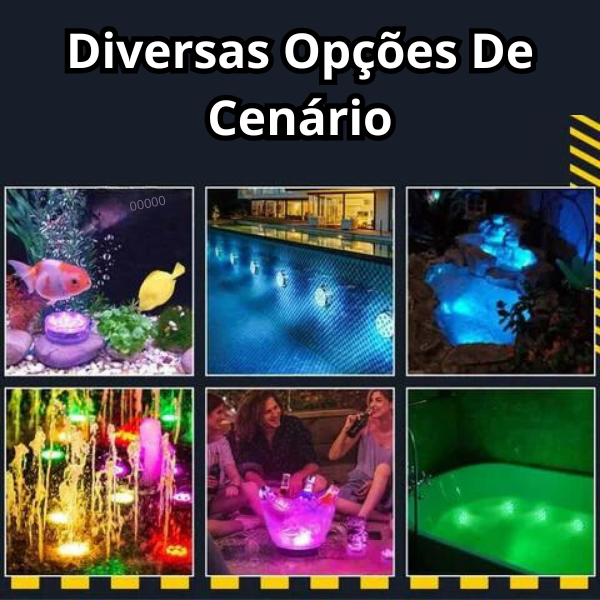 AquaGlow® | Iluminação Premium Para Piscina com Controle Remoto