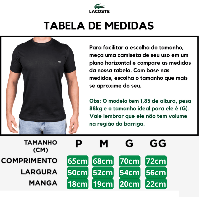 Kit 5 Camisetas LCT - Pague 3 e Leve + 2 de Brinde