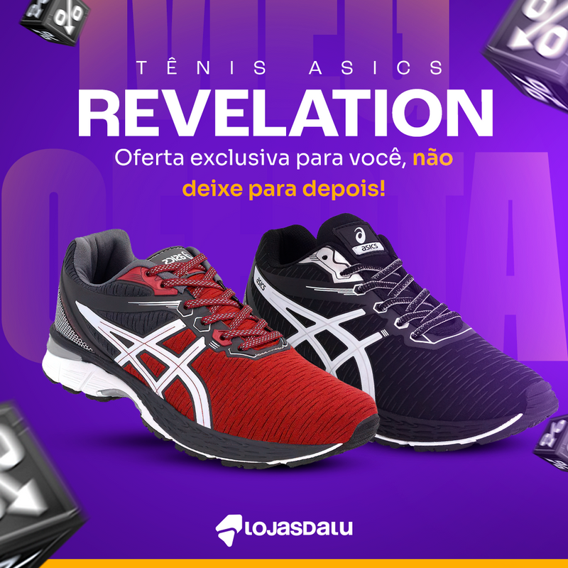 Tênis Asics Revelation Unissex + Frete Grátis e Envio Imediato