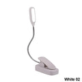 Mini Luminária LED Clip-On para Leitura Noturna