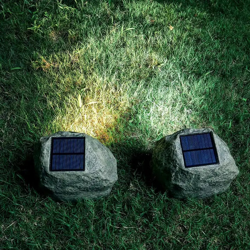 Inova Rocks | Luminária de Led Solar para Jardim À Prova d'água