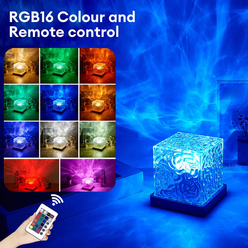 Aurora Box Projetor Led Rotativo