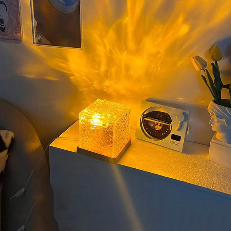 Aurora Box Projetor Led Rotativo