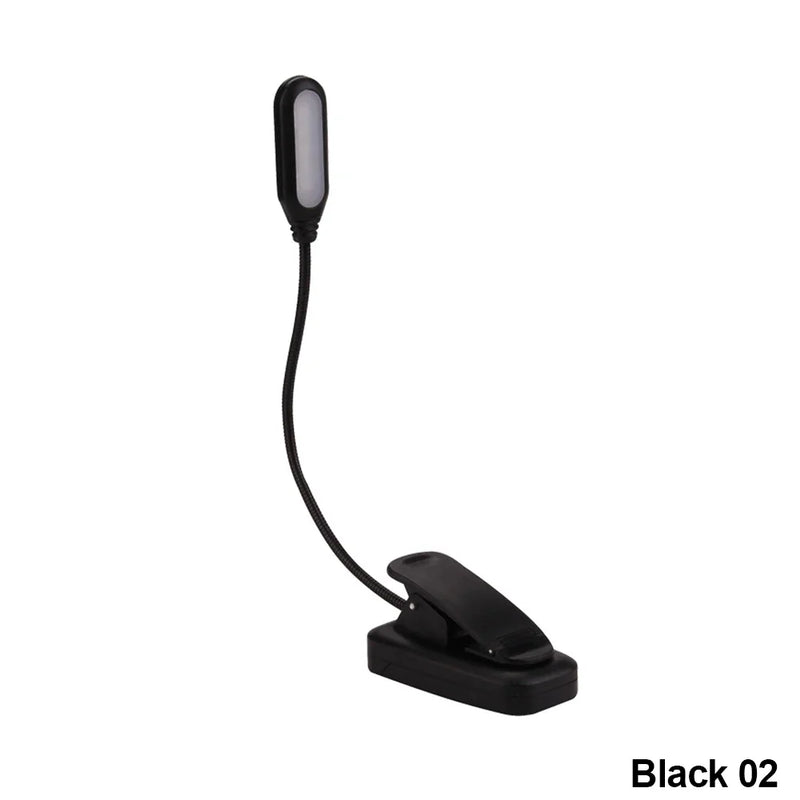 Mini Luminária LED Clip-On para Leitura Noturna
