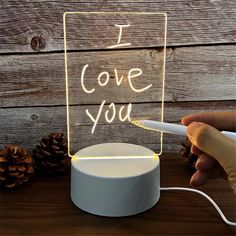 Luminaria Quadro de Mensagens LED USB