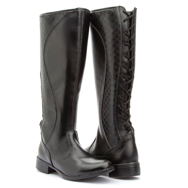 Bota Montaria Lucari Cano Alto Preta + Frete Grátis + Envio Imediato + Brinde