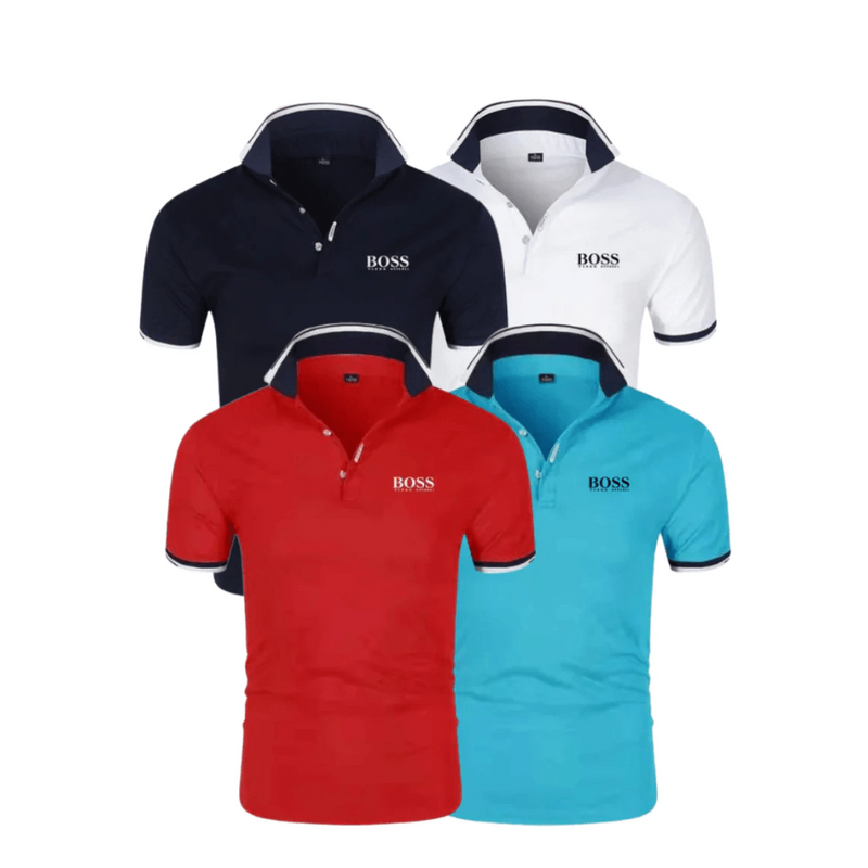 Kit 4 Polos H. Boss -  Pague 2 e Leve 4