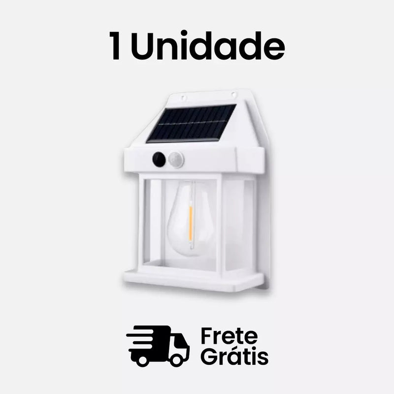 Ecoluz™ | Refletor Solar Retro com detector de movimento
