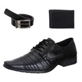Kit Sapato Social Masculino + Cinto + Carteira Estilo e Conforto - Frete Grátis - Envio Imediato - Brinde