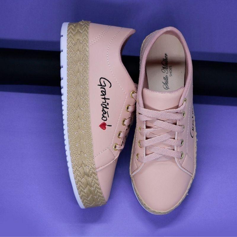 Tênis Feminino Fé e Gratidão