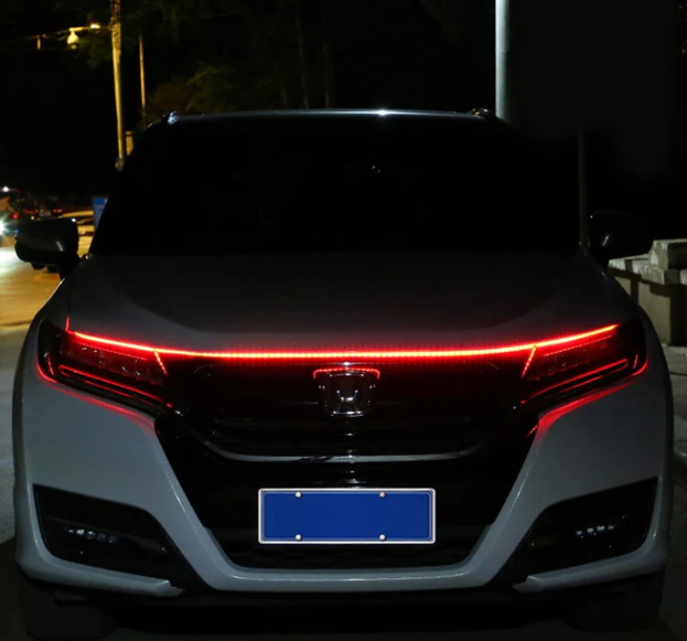 Fita LED 12v DRL para Capô de Carro