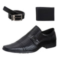 Kit Sapato Social Masculino + Cinto + Carteira Estilo e Conforto - Frete Grátis - Envio Imediato - Brinde